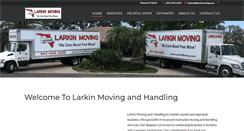 Desktop Screenshot of larkinmoving.com