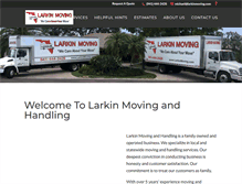 Tablet Screenshot of larkinmoving.com